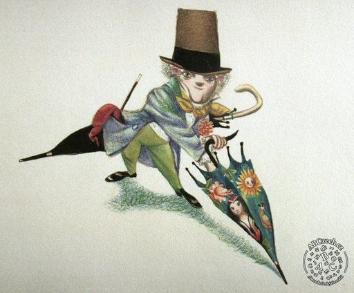 Trnkova ilustrace k pohádce H. CH. Andersena 