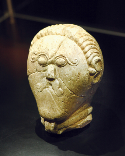 Keltská hlava z Mšeckých Žehrovic