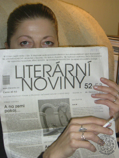 Jarmila Koblincová, Literární noviny,2005. ČTK/Veselý Dušan.