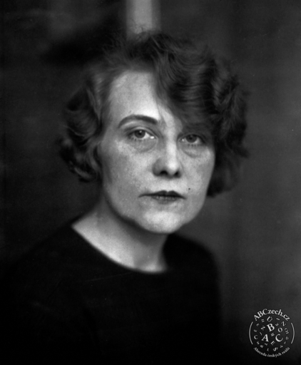 Marie Pujmanová, 1933. ČTK/Autor neznámý.