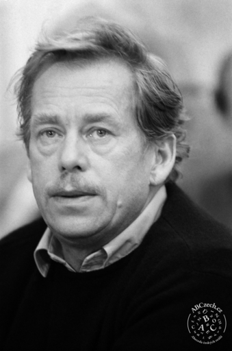 Václav Havel, Občanské fórum, únor 1989. ČTK/Vlček Karel.